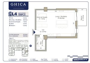 Schița apartament 74